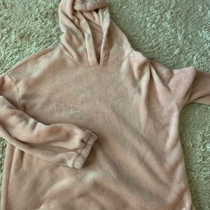 Fuzzy Lauren Conrad hoodie - missing string in hoodie